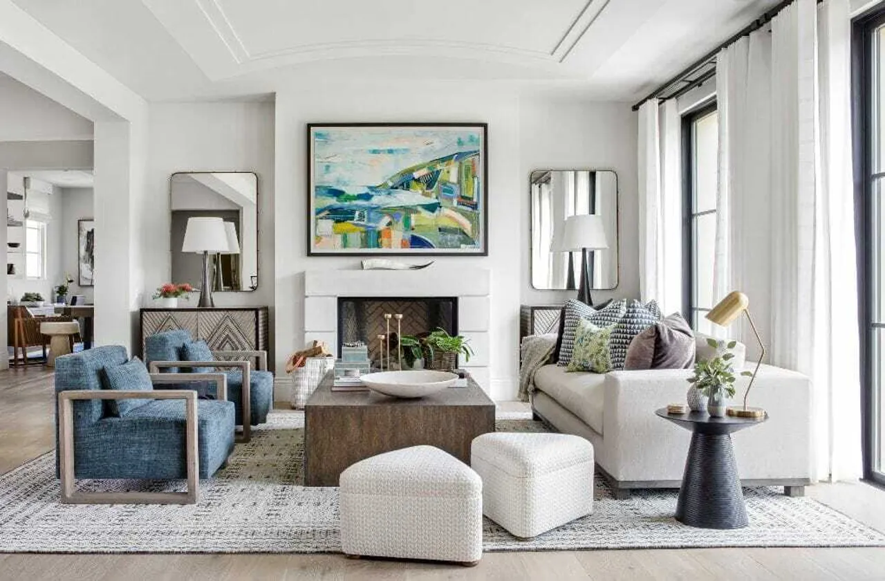 Living Room with Classic Details